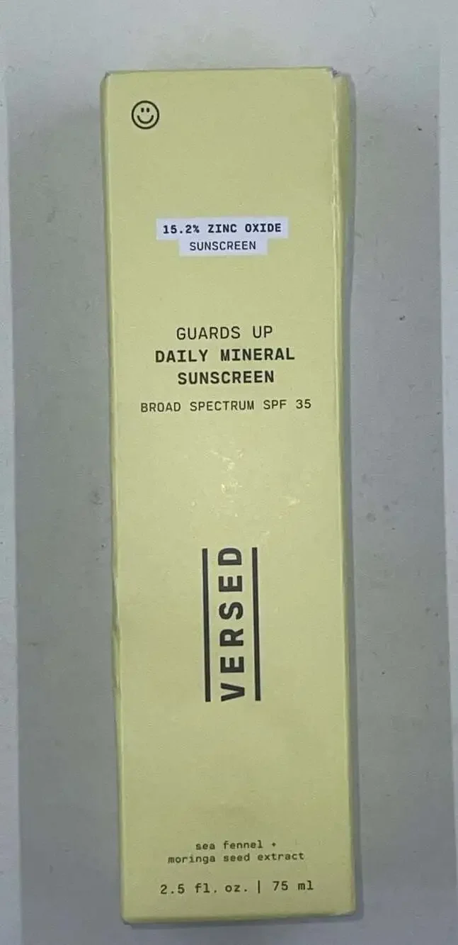 Versed Guards Up Daily Mineral Sunscreen Broad Spectrum SPF 35